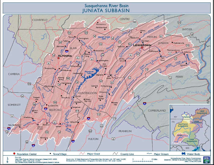 juniata river counties